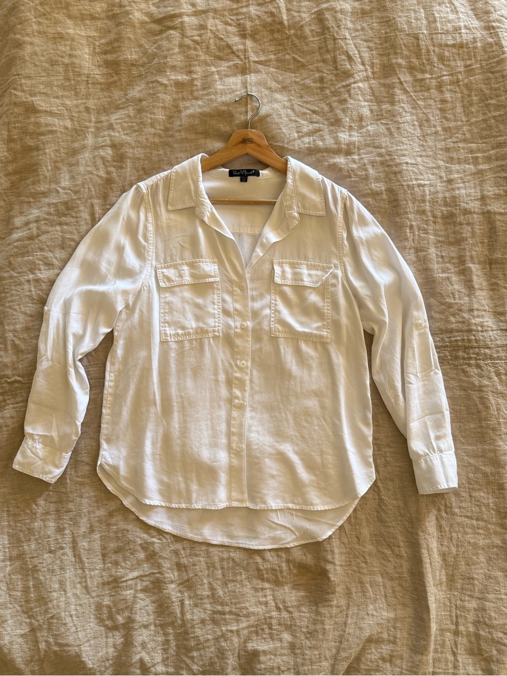Velvet Heart White Button-Down Shirt XS